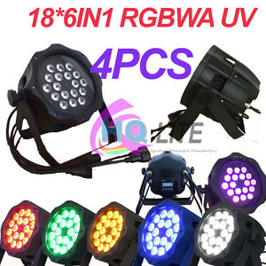Waterproof led par light 18x18W RGBWA UV 6in1 outdoor led Par 64 light PAR CAN