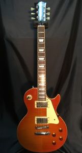 GrassRoots G-LP-50S Brown w/soft case Free shipping Guiter From JAPAN #K12