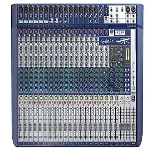 Soundcraft Signature 22 Channel Premium Compact Analog Mixer Console