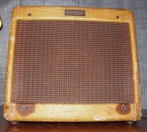 RARE 1955 Fender Princeton 5E2 Tweed Amp  All Original Sounds Great! ( 5F2 Era )