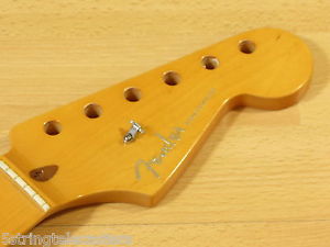 Fender American Deluxe Stratocaster Neck 9.5" Tinted V Strat Neck Nice! Global!