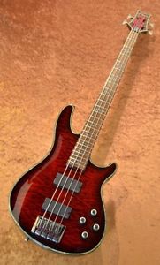 Schecter AD-C-4-HR Red w/soft case Free shipping Guitar Bass from Japan #E1059