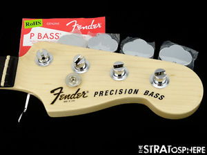 Fender USA Tony Franklin Precision Fretless Precision P BASS NECK & TUNERS Ebony