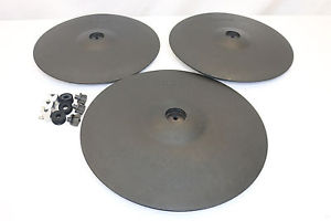 Roland THREE Cymbal Package ONE CY-15R Ride & TWO CY-14C Crash CY14C CY15R CY14