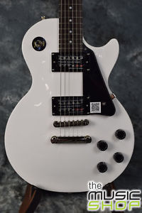 New  Epiphone Les Paul Studio Electric Guitar in Alpine White
