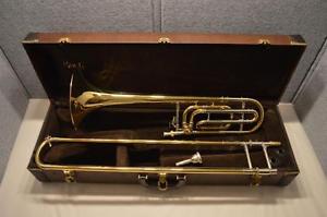 BACH 42B STRADIVARIUS TRADITIONAL WRAP W/ F ATTACHMENT .547" BORE - 8 1/2" BELL