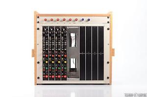 4 WARD-BECK WBS M460M MIc/ Line Preamp & EQ Channel Strips w/ Rack & PSU #27405