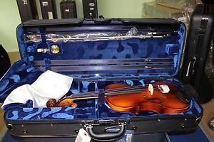 Glaesel Deluxe 15 Inch Viola Outfit - Includes Case and Bow BRAND NEW