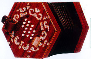 NEW Stagi A30 English Concertina M 30, Made in Italy, Carrying Sack