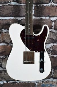 2011 Fender Acoustasonic Telecaster Electric Guitar Olympic White w/Bag