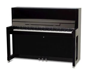 Feurich Piano Mod. 115 Premiere schwarz Chrom NEU