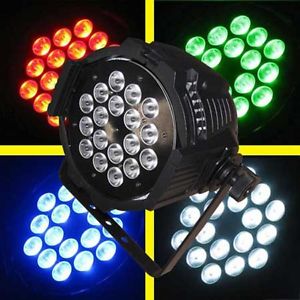 Eyourlife 8pcs PAR64 DMX512 18x10W LED PAR Light RGBW 4IN1 Quad 180W