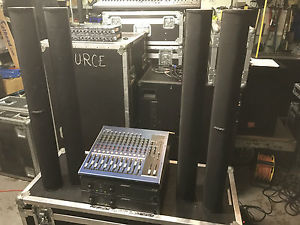 4-Bose Panaray MA12, 2-Bose M2150 Amp, 1-Yamaha MG 16/4 and flight case WOW!!!!!