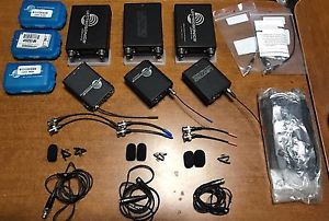 Lectrosonics UCR-411/A UM400A/LMA Wireless 3 Kit - Receivers, Transmitters, Lavs