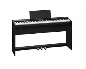 Roland FP 30 BK Digital Piano in Black KSC-70-BK Stand and KPD-70-BK Pedals FP30