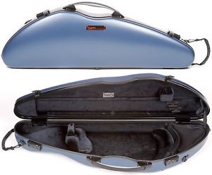 Bam France 2000XL Slim Hightech Navy Blue 4/4 Violin Case - FAST SHIPPING!
