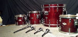 Yamaha Beech Custom 20/10/12/14 cherry wood Schlagzeug