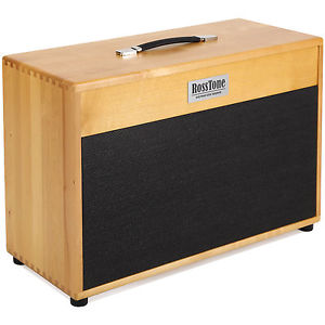 Solid Hardwood 2x12'' Guitar Cabinet - 212H GoldWood Black - G12M-65 CELESTION