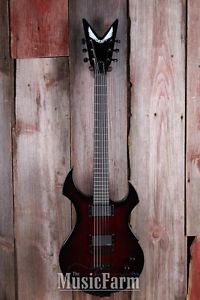 Dean Limited Edition Defyent Electric Guitar Bubinga Top with EMG Trans Purple