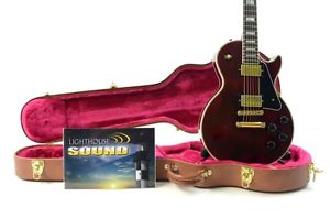 2000 Gibson Les Paul Custom Electric Guitar - Wine Red w/ OHSC