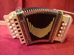 NEW Castagnari Diatonic Button Accordion Giordy C F M 12 8 Made in Italy