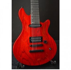 ESP POTBELLY 7st Order Model Red w/hard case F/S Guiter From JAPAN #A2622