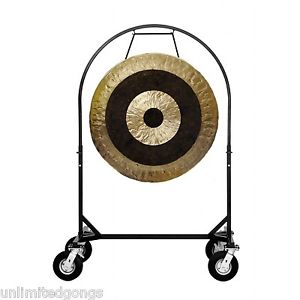 36" Subatomic Gong on Corps Design Marching Band Gong Stand with Mallet
