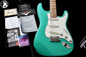 ✯UNDER-BED✯ FENDER USA Custom Shop Classic Player Stratocaster ✯Sea Foam✯1999✯