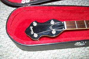 Christy Plectrum 4 String Resonator Brass Tone Ring Banjo RARE
