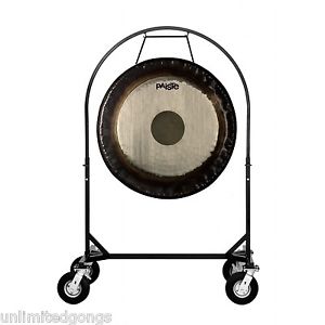 36" Paiste Symphonic Gong on Corps Design Marching Band Gong Stand 