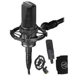 Audio Technica AT4050 1B Multi-Pattern Condenser Microphone+Shockmount+Case Mic