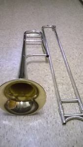 A NICE USED 1910  SILVER KING H.N WHITE TROMBONE