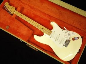 Fender USA Eric Clapton Stratocaster Olympic White Used Electric Guitar EMS F/S　