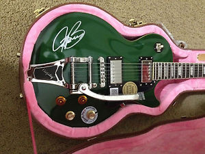Epiphone Joe Bonamassa Les Paul Autographed!! Bigsby Outfit Inverness Green #2