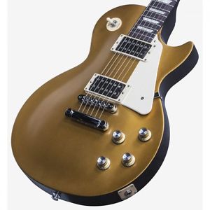 Gibson USA Les Paul 50s Tribute 2016 Satin Gold Top W Dark Back Electric Guitar