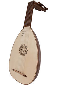 Roosebeck 30.25" Deluxe Lute 8 Course Padded Gig Bag Left-Handed