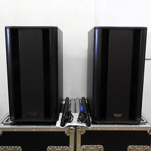 2x QSC KSUB Dual 12" Powered Subwoofers K-SUB K Series Active Subs MINT COND