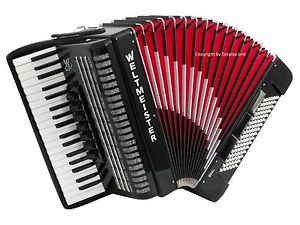 Akkordeon Weltmeister Opal, Musette,  Balgmotiv Moonlight