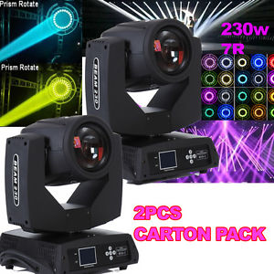 2pcs stage Professional Osram 230w sharpy 7r moving head beam light disco light