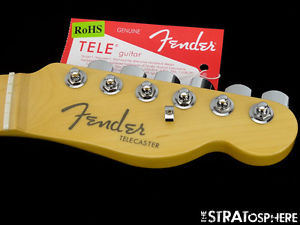 Fender American ELITE Telecaster Tele NECK + LOCKING TUNERS USA Maple Compound