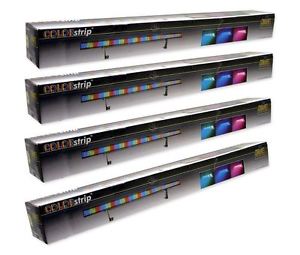 4 Chauvet COLORSTRIP Color Strip DJ DMX LED Wash Lights