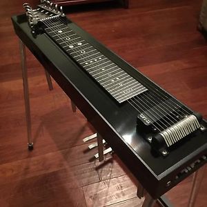 GFI SM10 Pedal Steel Guitar 3X4 with Case Great Cond!!