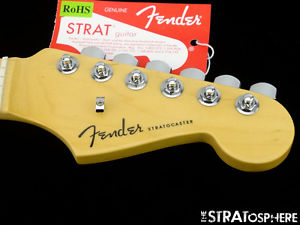 2016 American Fender ELITE Stratocaster Strat NECK and LOCKING TUNERS USA Maple