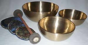 Peter Hess THERAPIE Qualité 3 Klangschalenset no 40 grand Incl. Accessoires