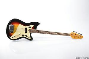 1968 VOX V263 Hawk IV Electric Bass Guitar w/ Carrying Bag #26423