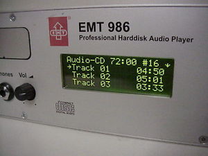 EMT 986  professioneller CD Player mit Harddisk -defekt-