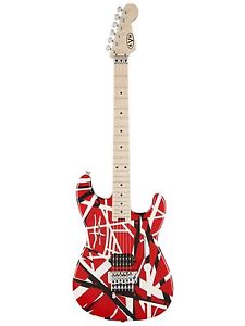 EVH Striped Series - Red, Black, and White