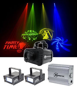 Chauvet DJ Xpress 512 Plus USB-DMX Lighting Control Interface+Gobo+Strobe Lights