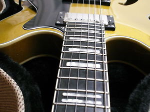Hagstrom Viking Deluxe with factory hardcase,Rare Gold on Gold, Maple body&neck