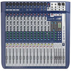 SOUNDCRAFT SIGNATURE16 FX Compressor Limiter USB Ableton Live 9 Lite Mixer